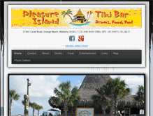 Tablet Screenshot of pleasureislandtiki.com
